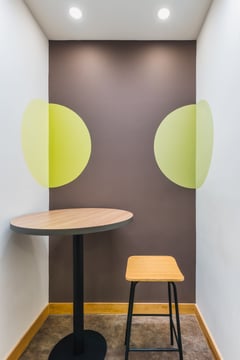 Espacios pequeños para coworking individual