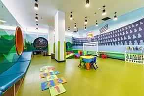 Espacio de recreación de BLOC Américas.