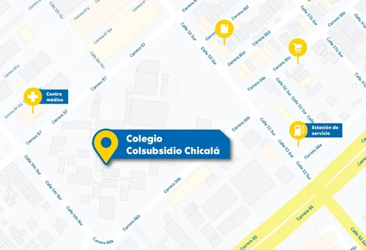 Mapa Colegio Chicalá